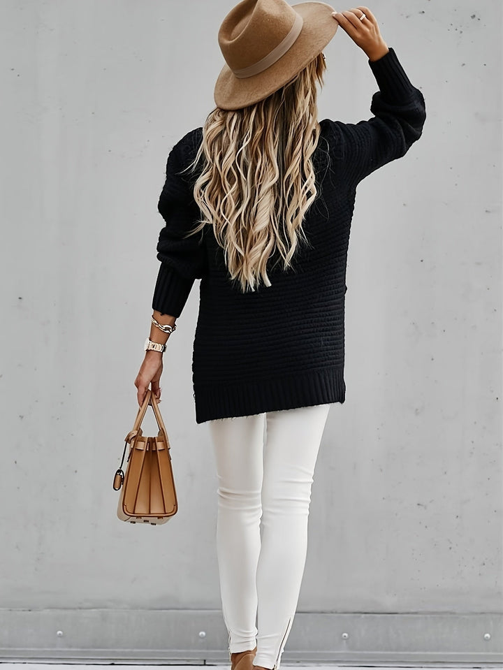Pull Couture en Maille Épaisse