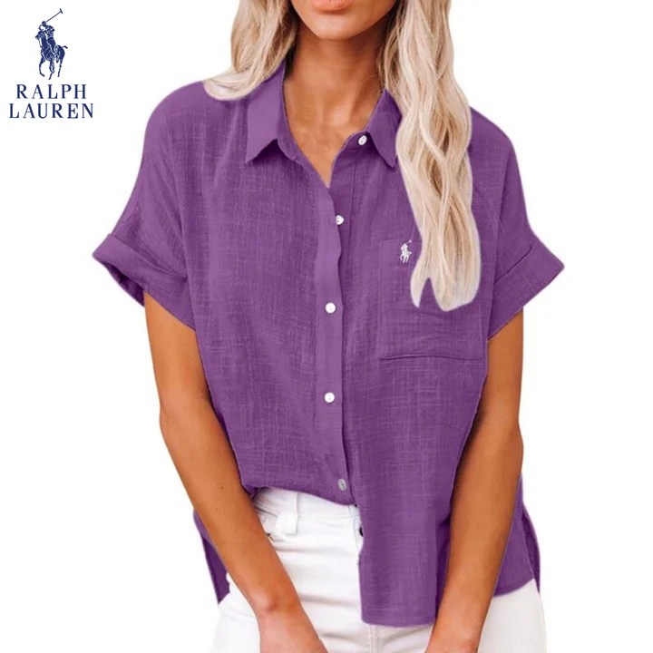 ᏒᎪᏞᏢᎻ ᏞᎪՍᏒЕΝ – Chemise boutonnée en lin