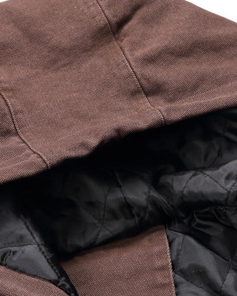 Men's Washed Full Zip Hooded Cardigan