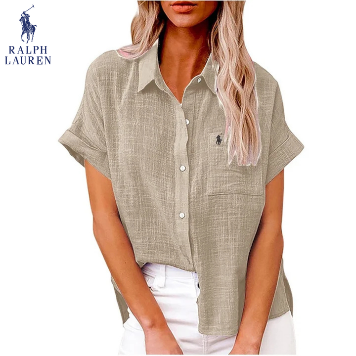 ᏒᎪᏞᏢᎻ ᏞᎪՍᏒЕΝ – Chemise boutonnée en lin