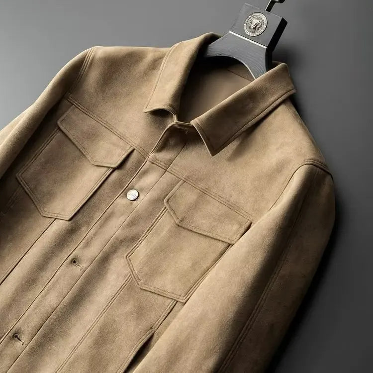 Veste Harrington en daim