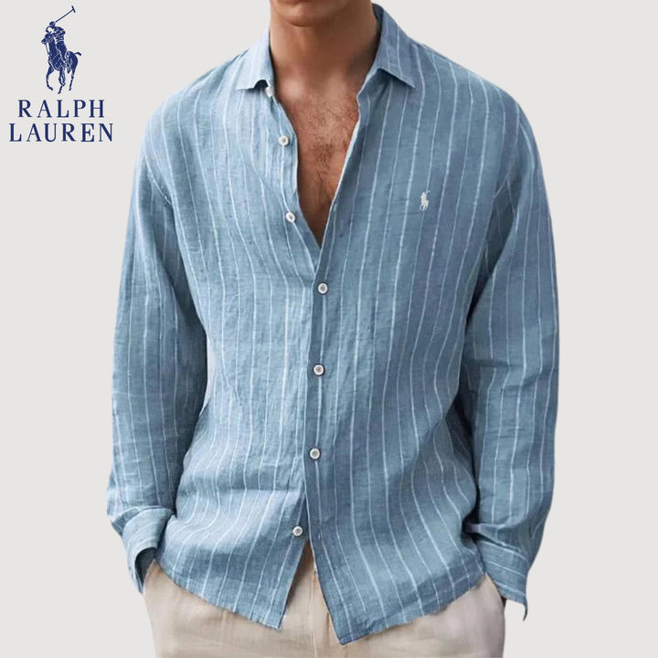Chemise décontractée à rayures avec boutons || Vente de Liquidation