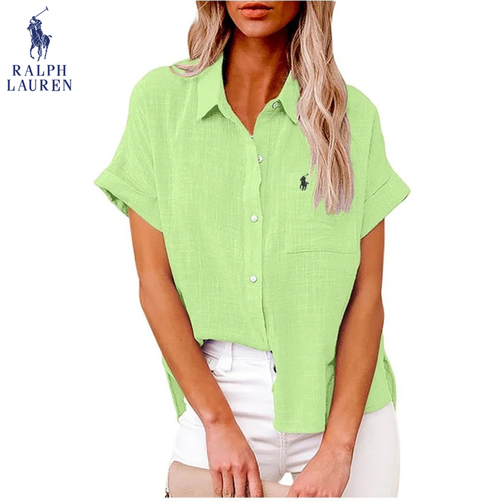 ᏒᎪᏞᏢᎻ ᏞᎪՍᏒЕΝ – Chemise boutonnée en lin