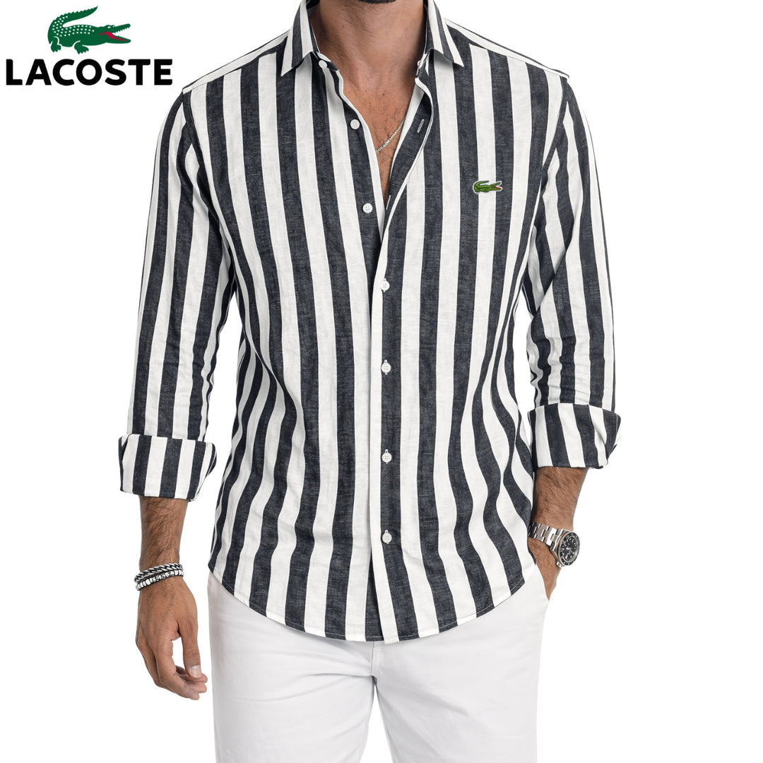 Chemise décontractée premium à rayures || SOLDES DE LIQUIDATION
