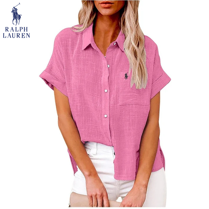 ᏒᎪᏞᏢᎻ ᏞᎪՍᏒЕΝ – Chemise boutonnée en lin