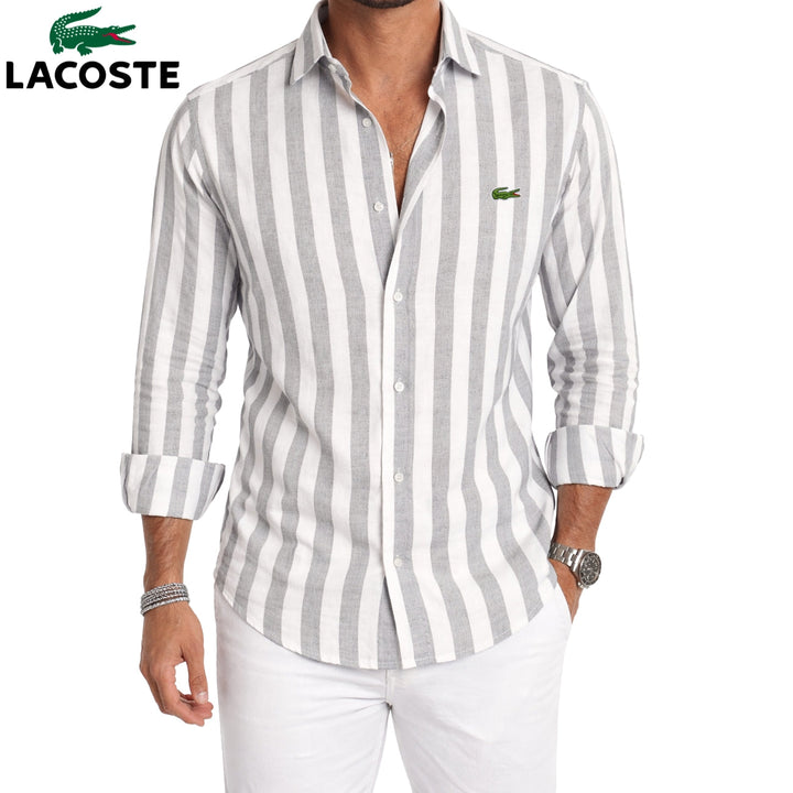 Chemise décontractée premium à rayures || SOLDES DE LIQUIDATION