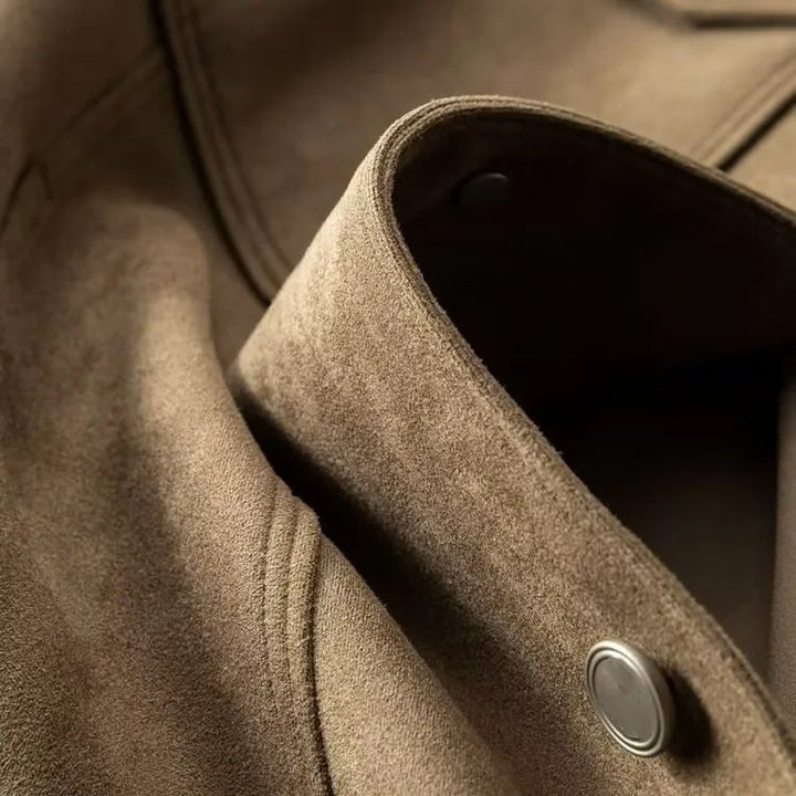 Veste Harrington en daim