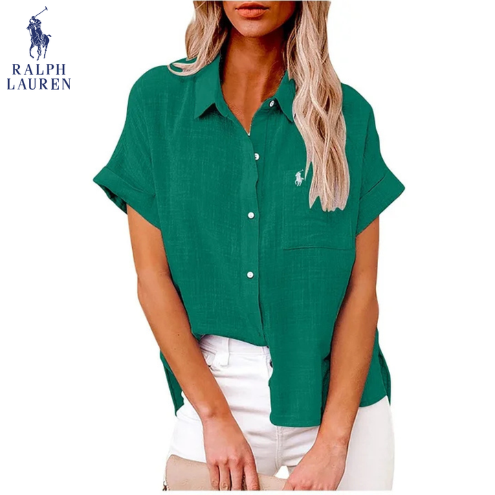 ᏒᎪᏞᏢᎻ ᏞᎪՍᏒЕΝ – Chemise boutonnée en lin