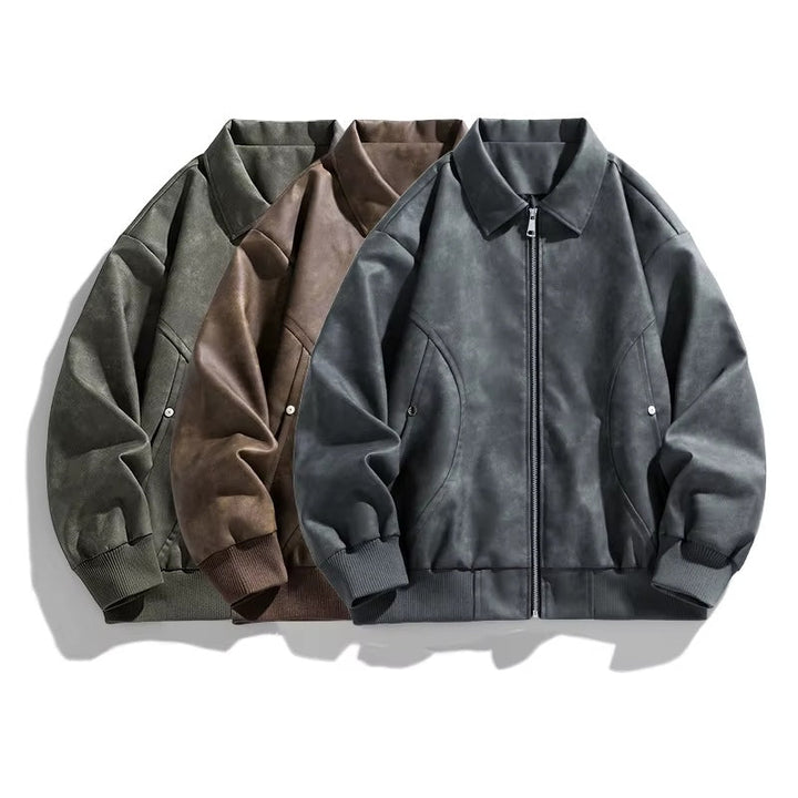 Bomber en cuir Maverick