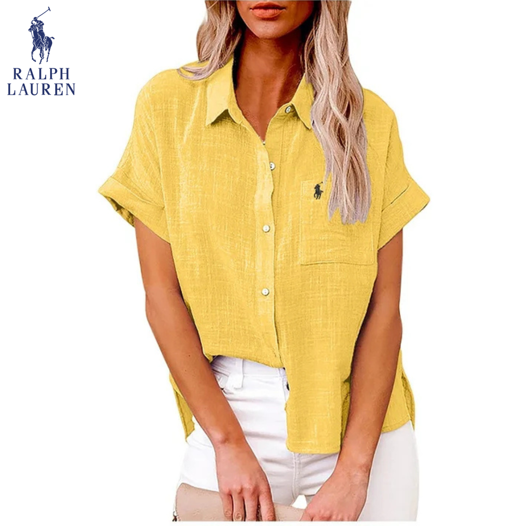 ᏒᎪᏞᏢᎻ ᏞᎪՍᏒЕΝ – Chemise boutonnée en lin