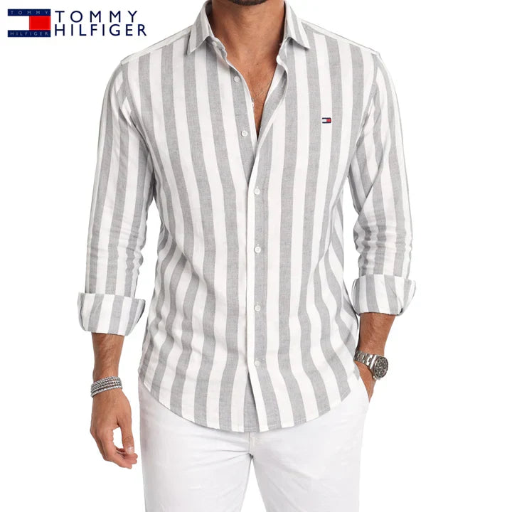 TՕⅯⅯҮ ᎻⅠᏞϜⅠᏀᎬᏒ - Camicia casual premium a righe