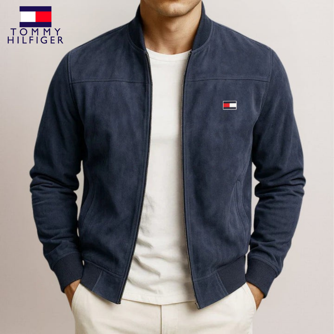 TՕⅯⅯҮ ᎻⅠᏞϜⅠᏀᎬᏒ - Veste élégante en daim