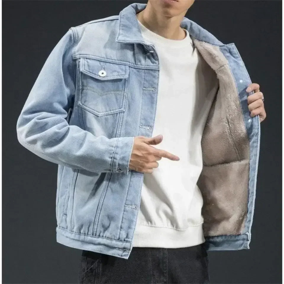 Veste en Jean Doublée Sherpa Avalon