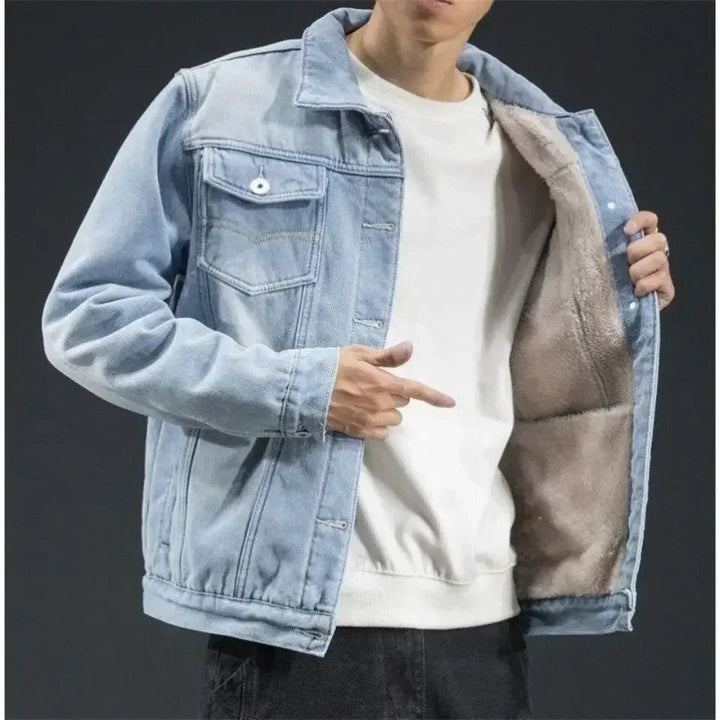 Veste en Jean Doublée Sherpa Avalon