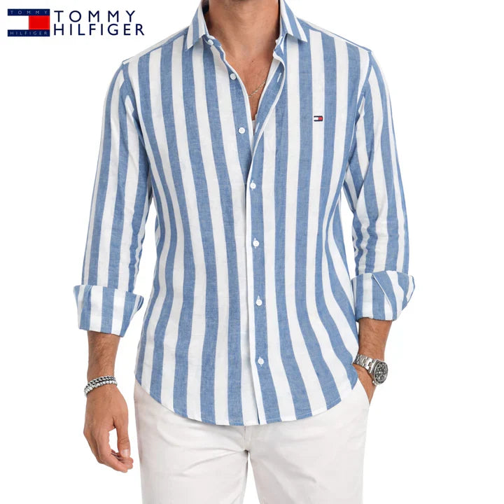 TՕⅯⅯҮ ᎻⅠᏞϜⅠᏀᎬᏒ - Camicia casual premium a righe