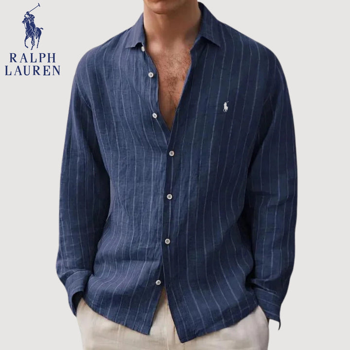 Chemise décontractée à rayures avec boutons || Vente de Liquidation