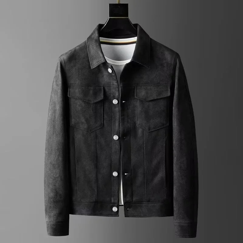 Veste Harrington en daim