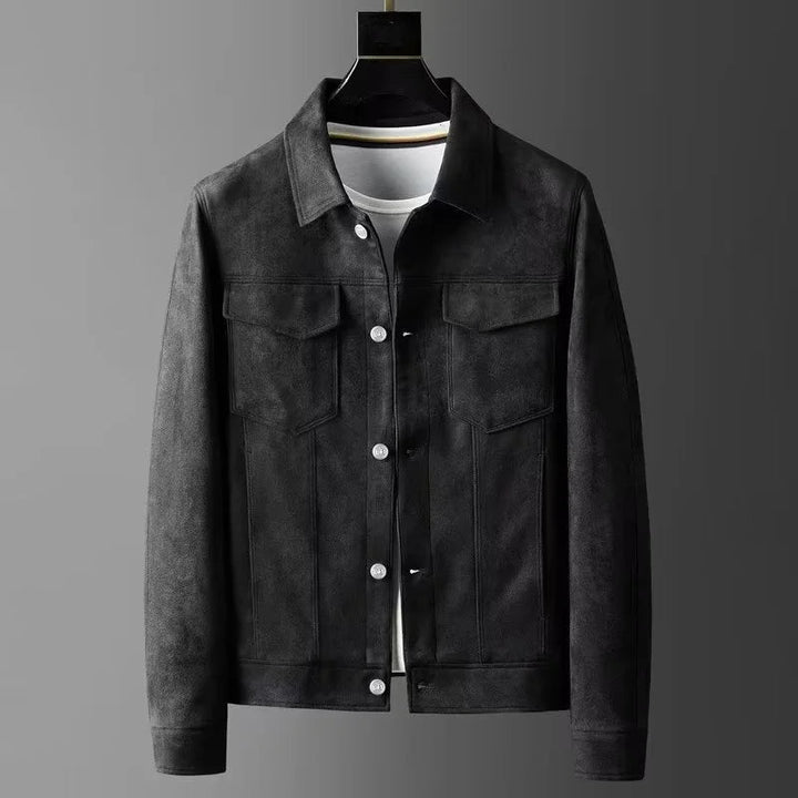 Veste Harrington en daim