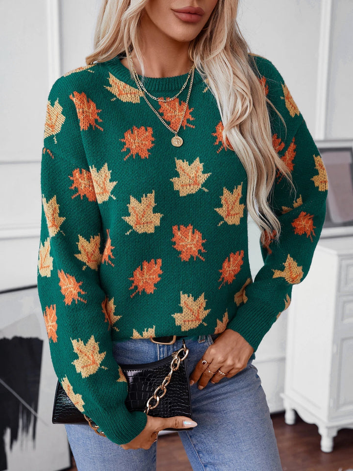 Pull en Maille Teintes Automnales
