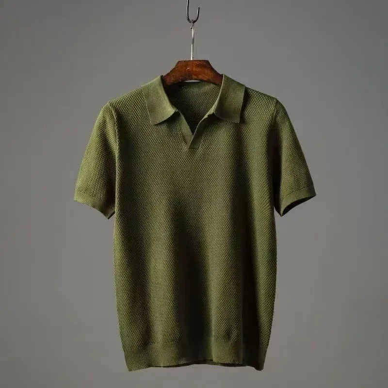 Polo Hudson en Maille Gaufrée