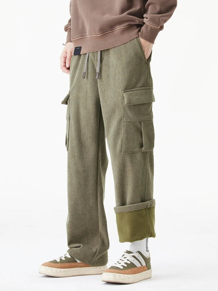 Pantalon cargo en velours côtelé Paramount