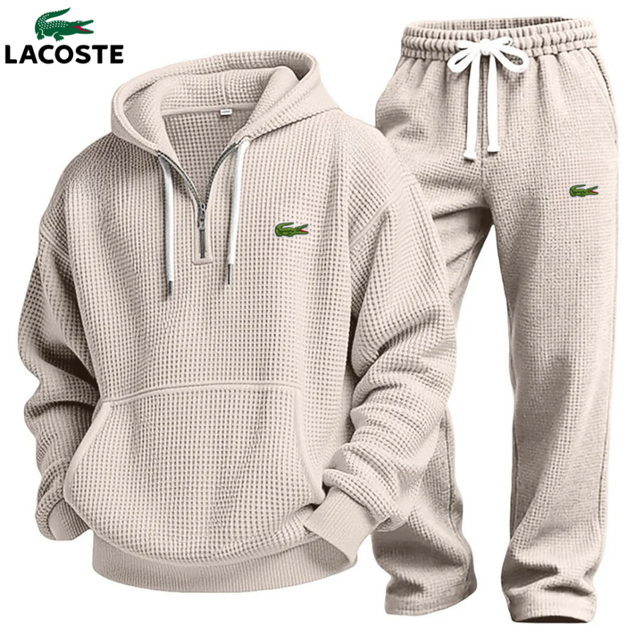 Set Felpa con Cappuccio Performance in Maglia Waffle & Jogging || Saldi di Destock