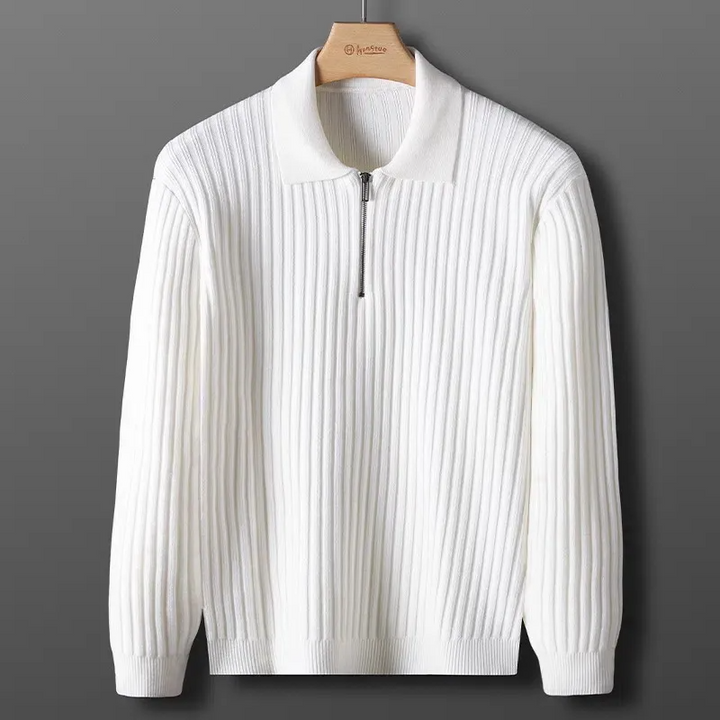 Polo en maille côtelée Milano