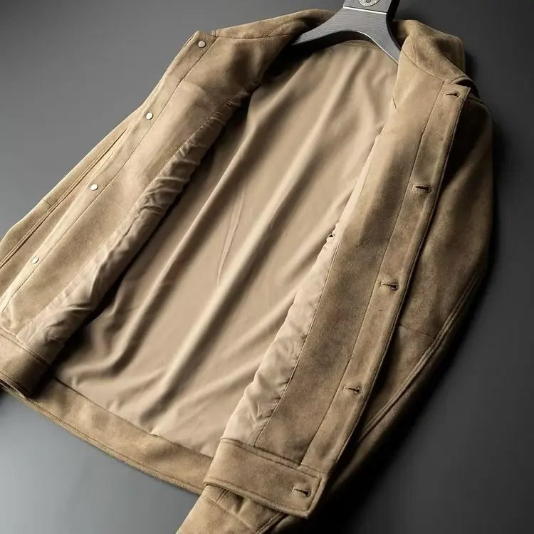 Veste Harrington en daim