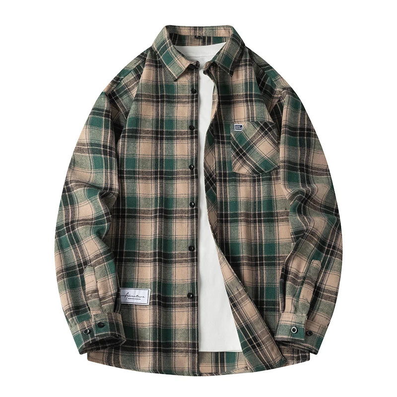 Camicia in flanella a quadri Maverick