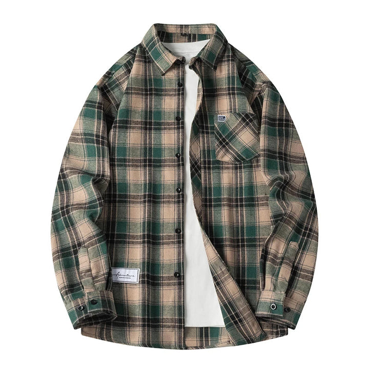 Camicia in flanella a quadri Maverick