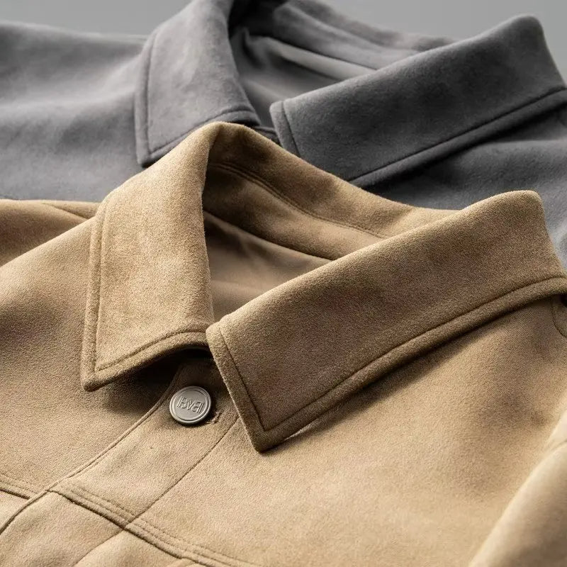 Veste Harrington en daim