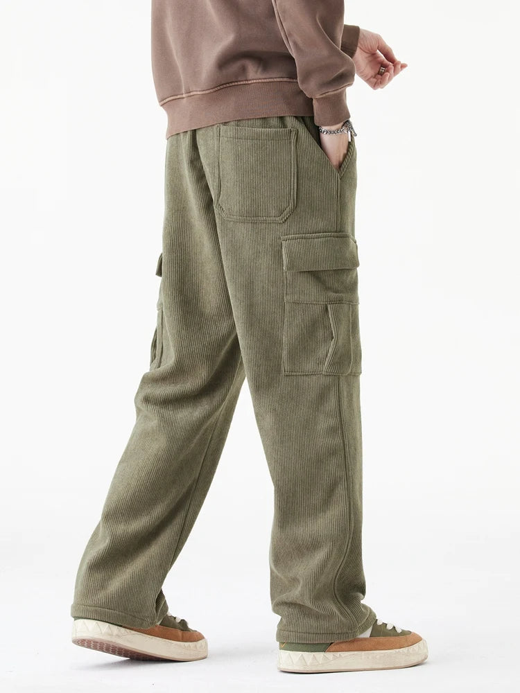 Pantalon cargo en velours côtelé Paramount