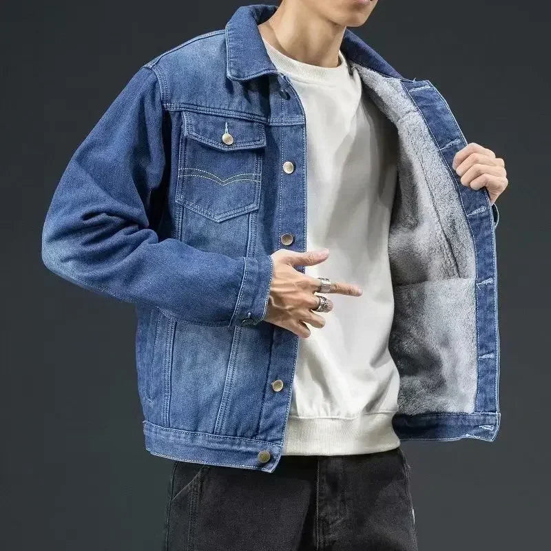 Veste en Jean Doublée Sherpa Avalon