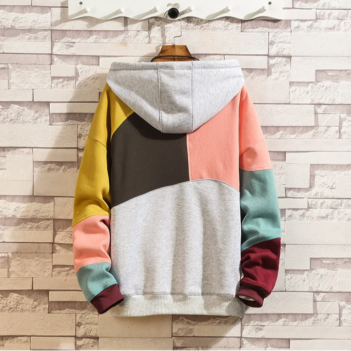 Sweat à capuche Pulse Patchwork