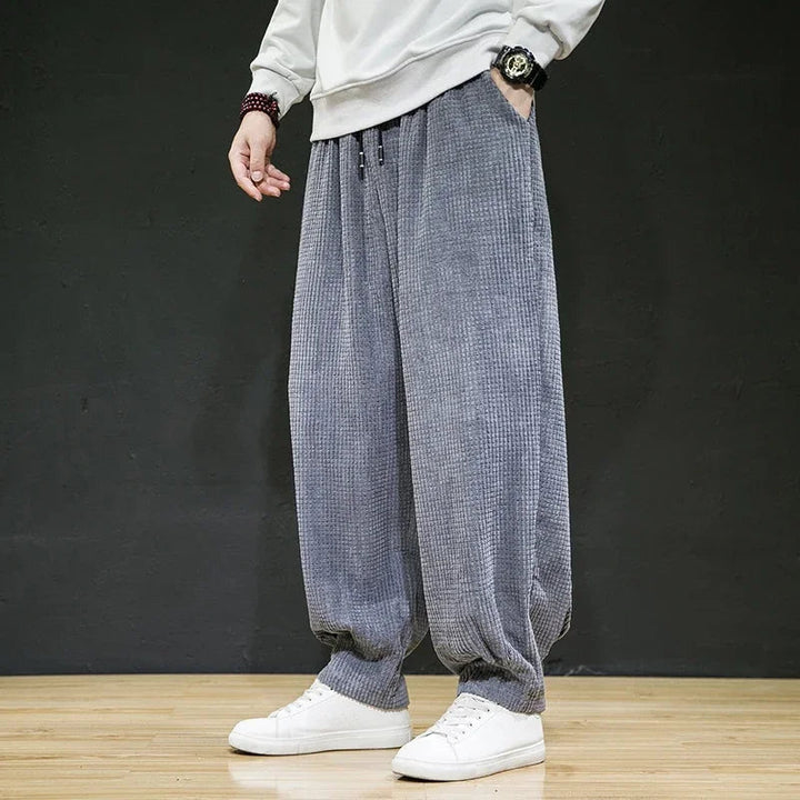 Pantaloni testurizzato waffle Nomad