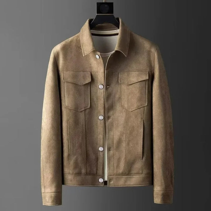 Veste Harrington en daim