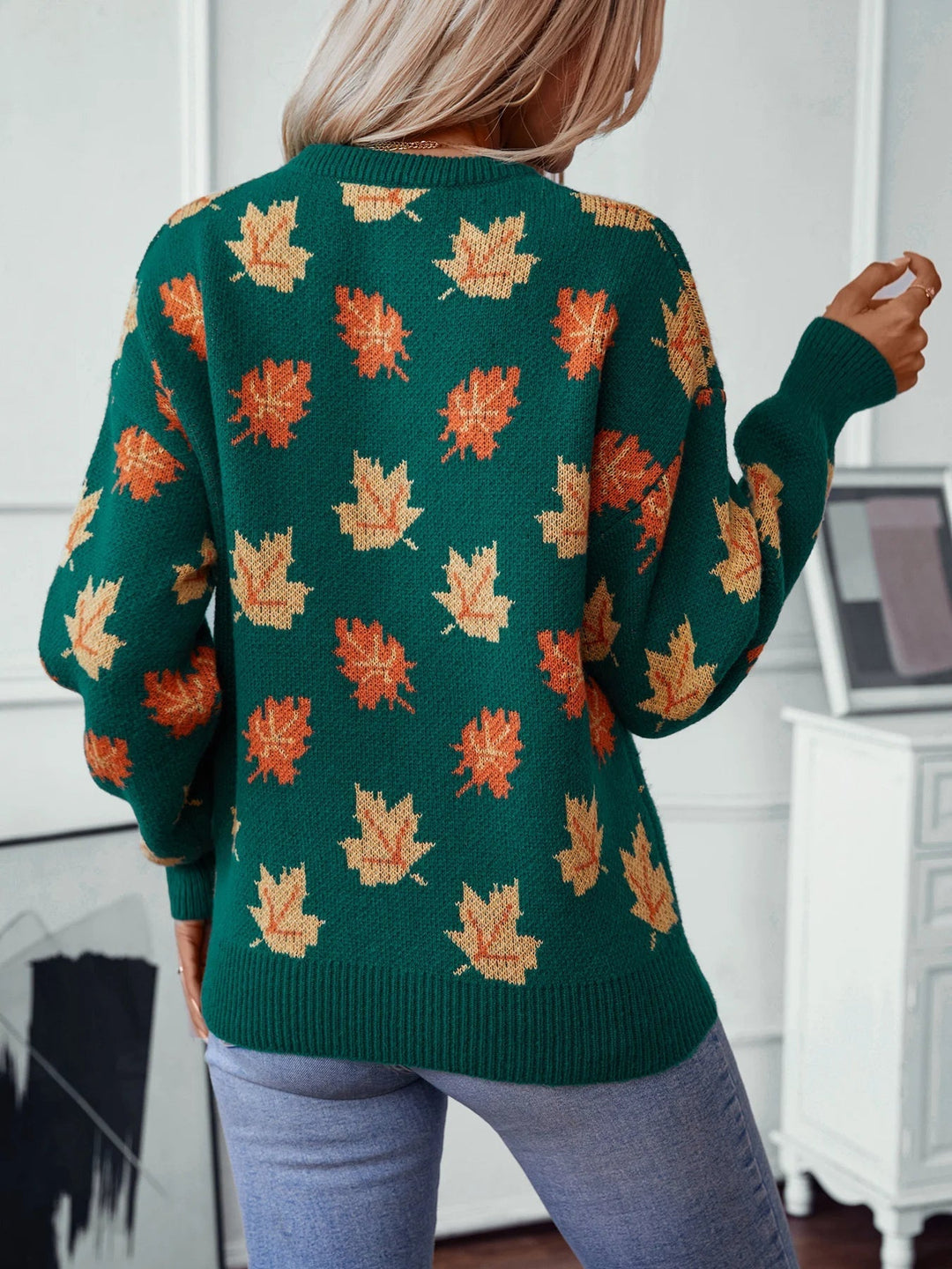 Pull en Maille Teintes Automnales