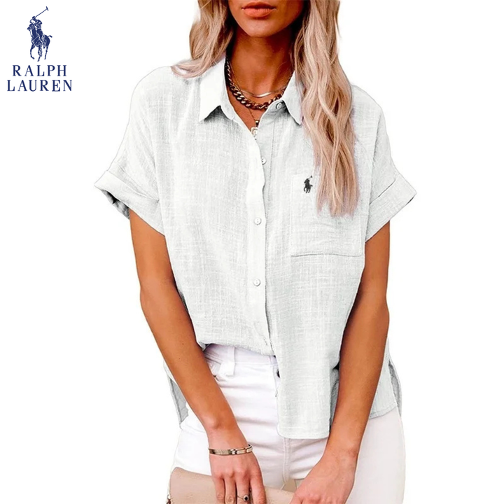 ᏒᎪᏞᏢᎻ ᏞᎪՍᏒЕΝ – Chemise boutonnée en lin