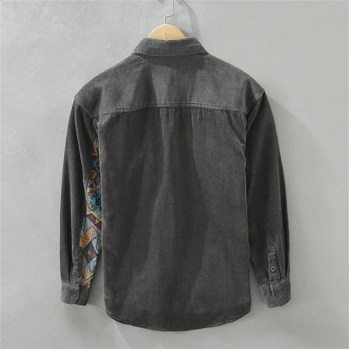 Camicia in velluto a coste Patch-Theory
