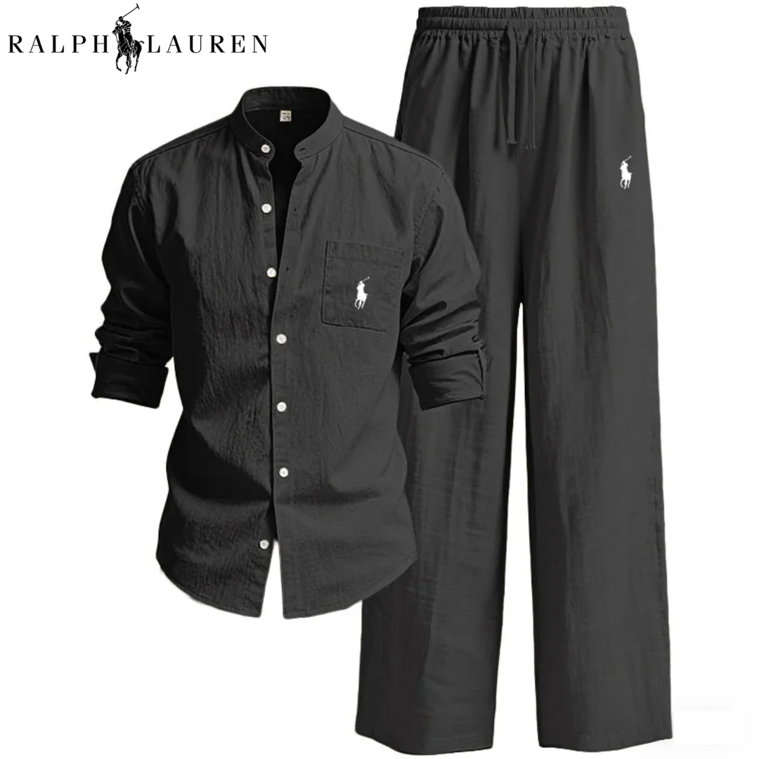 ᏒᎪᏞᏢᎻ ᏞᎪՍᏒЕΝ – Ensemble Chemise et Pantalon en Lin