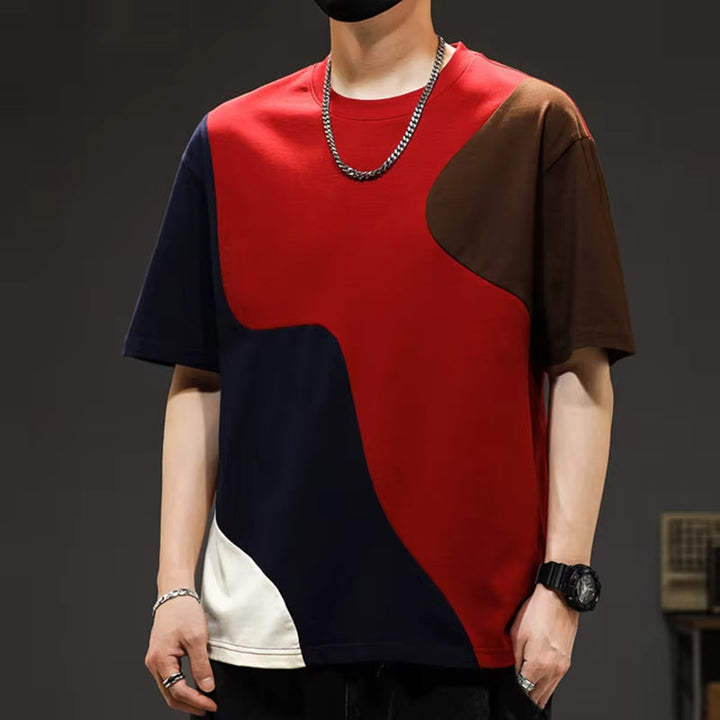 T-shirt a panneaux croisés