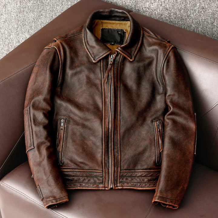 Stratton & Co. Veste en Cuir
