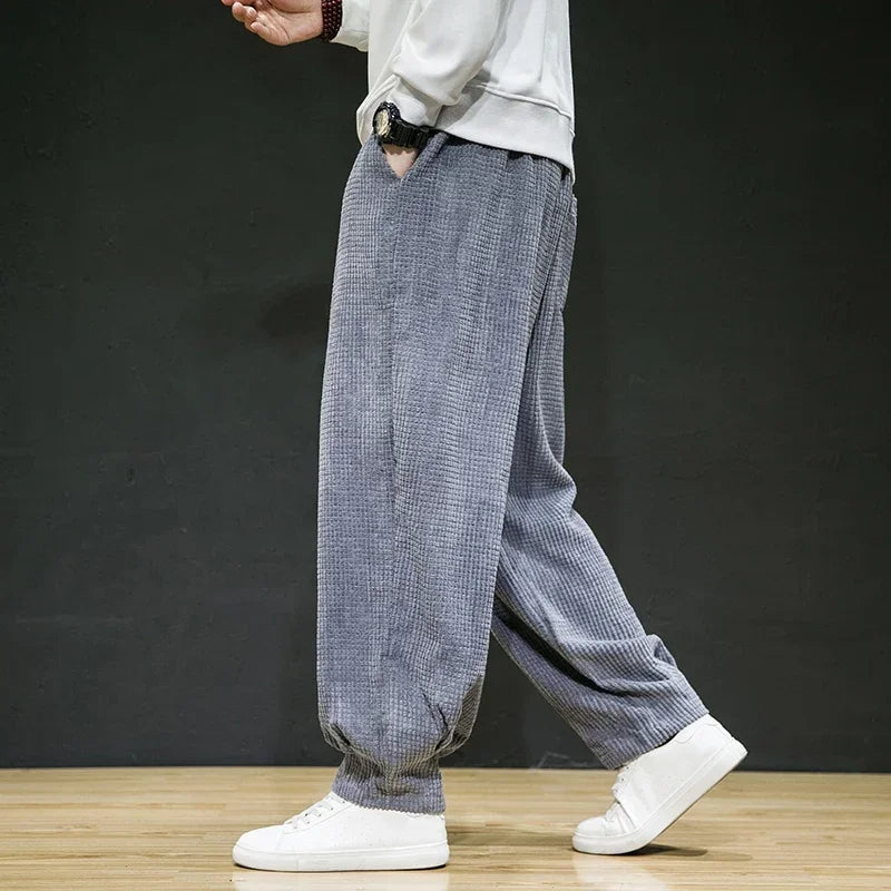Pantaloni testurizzato waffle Nomad