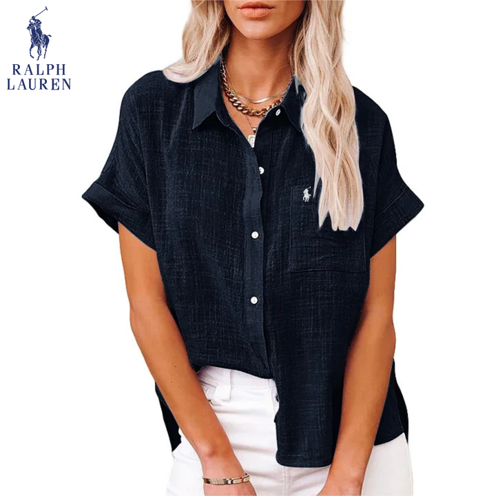 ᏒᎪᏞᏢᎻ ᏞᎪՍᏒЕΝ – Chemise boutonnée en lin
