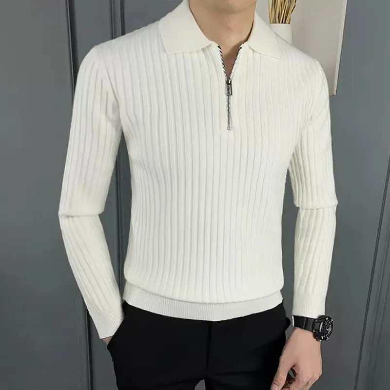 Polo en maille côtelée Milano