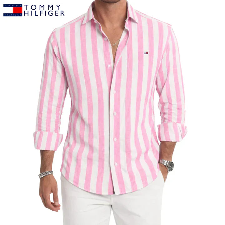 TՕⅯⅯҮ ᎻⅠᏞϜⅠᏀᎬᏒ - Camicia casual premium a righe