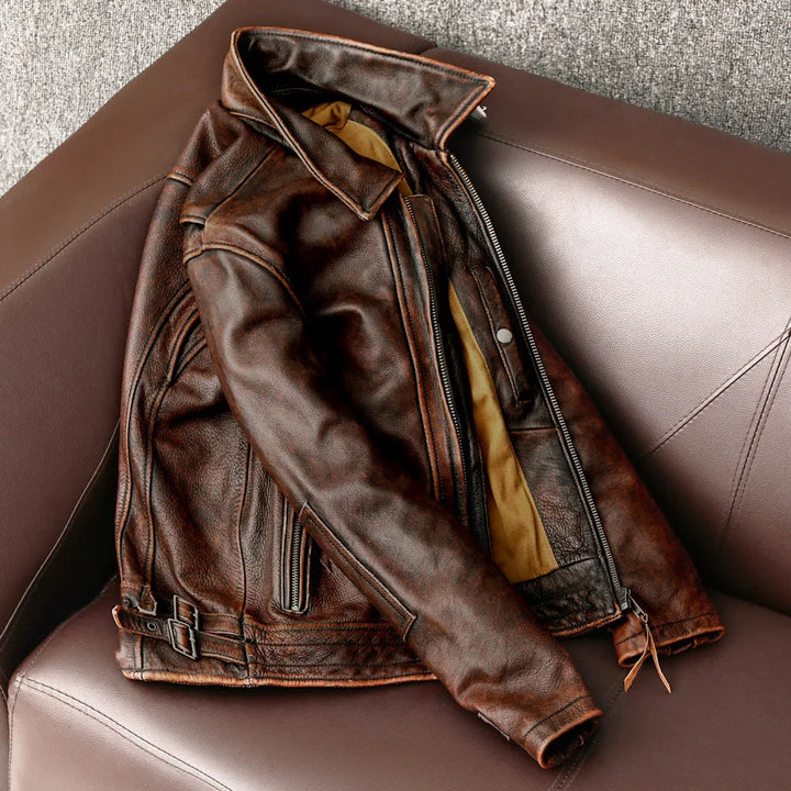 Stratton & Co. Veste en Cuir