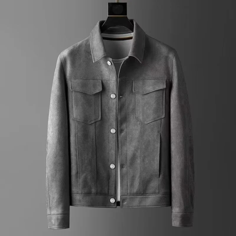 Veste Harrington en daim