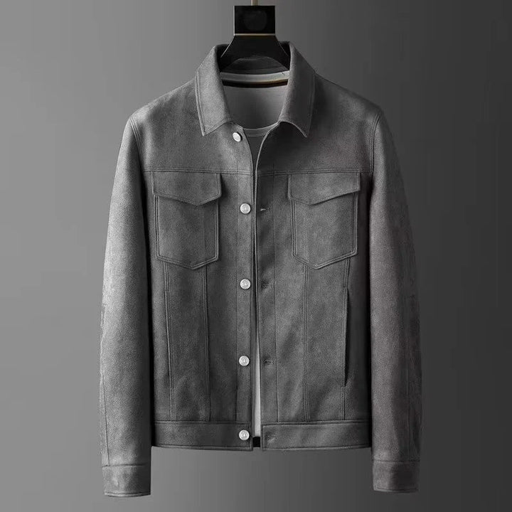 Veste Harrington en daim