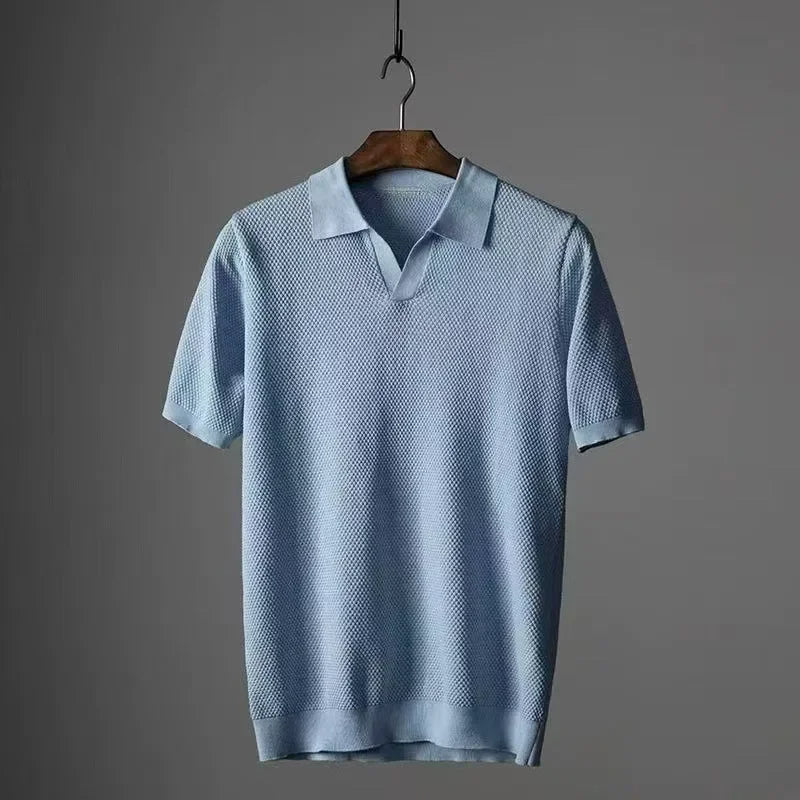 Polo Hudson en Maille Gaufrée